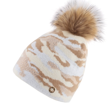 Ladies' knitted hat Granadilla JG5492, Beige