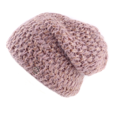 Дамска плетена шапка Granadilla JG5335, Пепел от рози