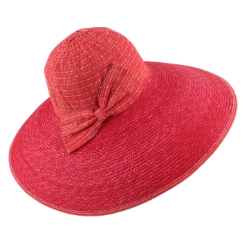 Ladies' summer hat Fratelli Mazzanti FM 6827, Red