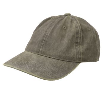 Șapcă de baseball din bumbac MESS | Verde olive