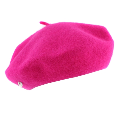Дамска вълнена барета HatYou CP0764, Цикламен