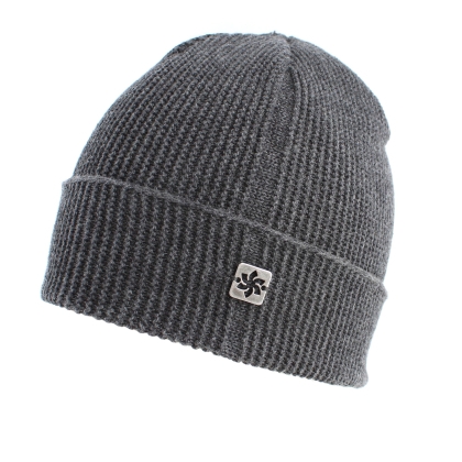 Men's knitted hat Granadilla JG5176, Dark grey
