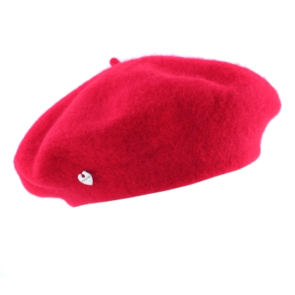 Дамска вълнена барета HatYou CP0764, Червен