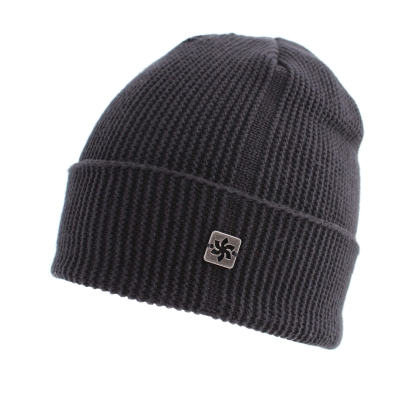 Men's knitted hat Granadilla JG5176, Black