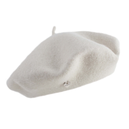 Дамска вълнена барета HatYou CP0764, Екрю