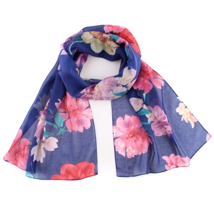 Дамски шал HatYou SI0763-103, Син