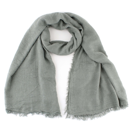 Шал Pulcra Sura, 60x180 см, Сивозелен