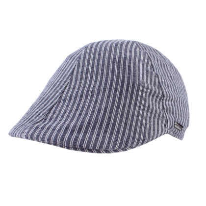 Men's Summer Cotton Flat Cap HatYou CTM2432, Blue