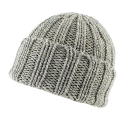 Knitted Hat Raffaello Bettini RB 013/2453, Grey-Green