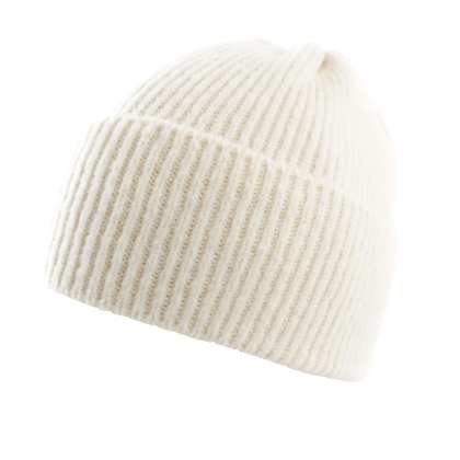 Ladies'  knitted hat with high wool content HatYou CP3103, Ecru