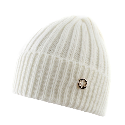 Дамска плетена шапка Granadilla Basic JG5055, Екрю