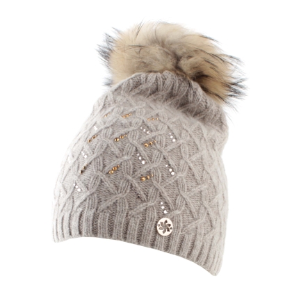 Дамска плетена шапка Granadilla JG5332, Бежов