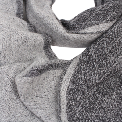 Мъжки зимен шал Pulcra Bikin, Сив