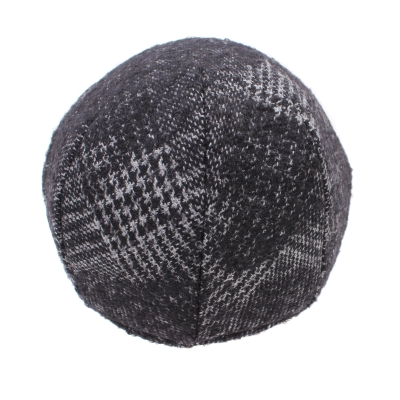 Мъжки вълнен каскет HatYou CP3008, Черен меланж