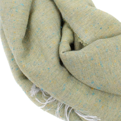 Шал Pulcra Volga, 58х204 см, Светлозелен