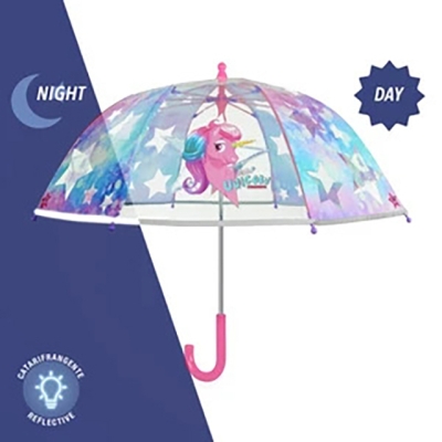 Кids' transparent umbrella Perletti CoolKids 15581