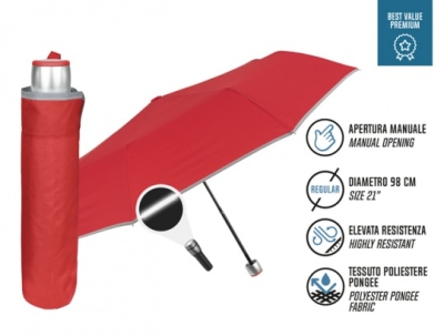 Promotional Premium Manual Windproof Umbrella Perletti 96006