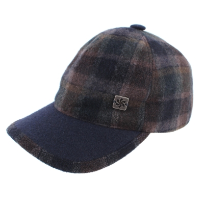 Мъжка бейзболна шапка Granadilla JG5393, Синьо-кафяво каре
