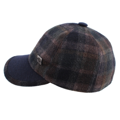 Мъжка бейзболна шапка Granadilla JG5393, Синьо-кафяво каре
