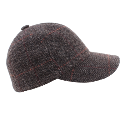 Мъжка бейзболна шапка с наушник HatYou CP3471, Тъмнокафяв