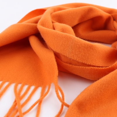 Вълнен шал Ma.Al.Bi. MAB862/50/2199, 30x185 cm, Оранжев