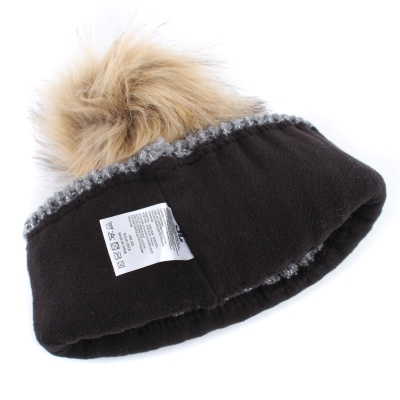 Детска плетена шапка JS1051, 6-8 г., Сив