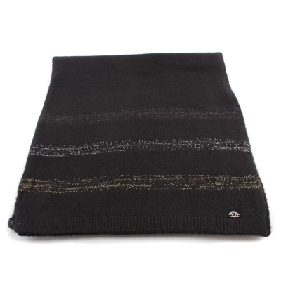 Дамски плетен комплект JailJam JA4132&JA4133, Черен/Златист/Сребрист