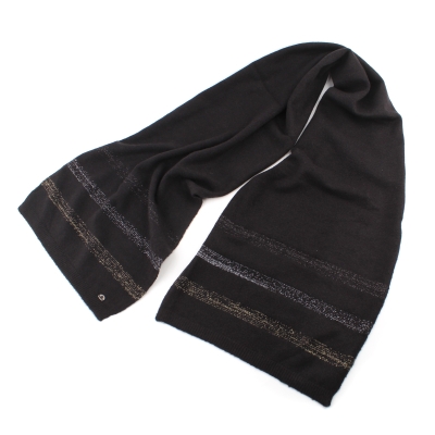 Дамски плетен комплект JailJam JA4132&JA4133, Черен/Златист/Сребрист