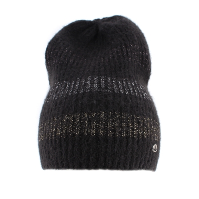 Дамски плетен комплект JailJam JA4132&JA4133, Черен/Златист/Сребрист