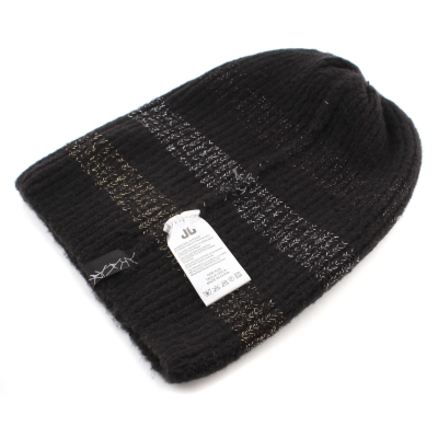 Дамски плетен комплект JailJam JA4132&JA4133, Черен/Златист/Сребрист