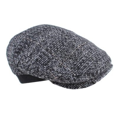 Мъжки зимен каскет HatYou CP3492, Черен меланж