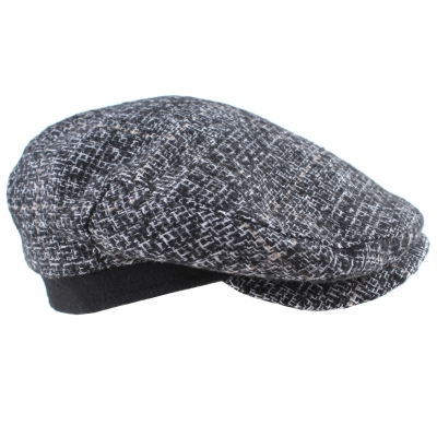 Мъжки зимен каскет HatYou CP3492, Черен меланж