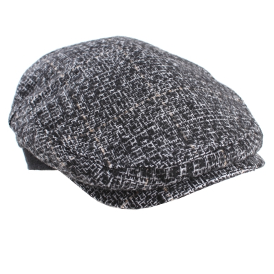 Мъжки зимен каскет HatYou CP3492, Черен меланж