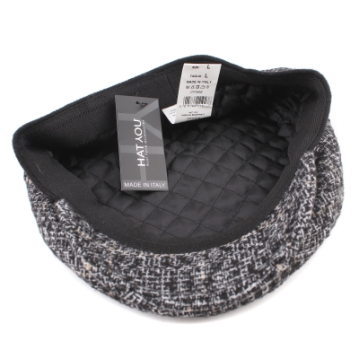 Мъжки зимен каскет HatYou CP3492, Черен меланж