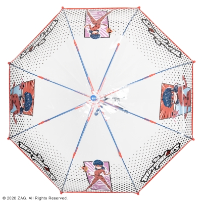 Kid's transparent umbrella Perletti Kids Miraculous Ladybug 75268