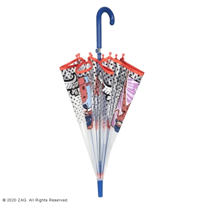 Kid's transparent umbrella Perletti Kids Miraculous Ladybug 75268
