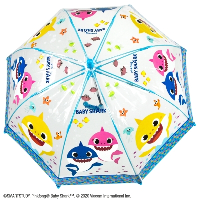 Kid's transparent umbrella Perletti Kids Baby Shark 75049