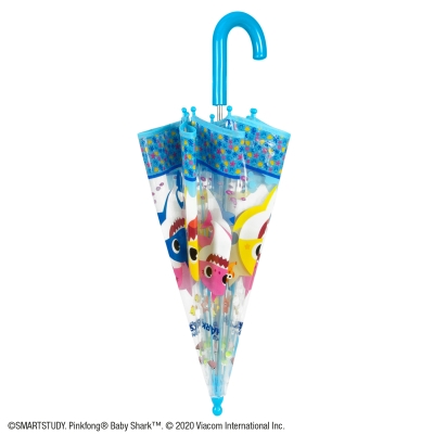 Kid's transparent umbrella Perletti Kids Baby Shark 75049