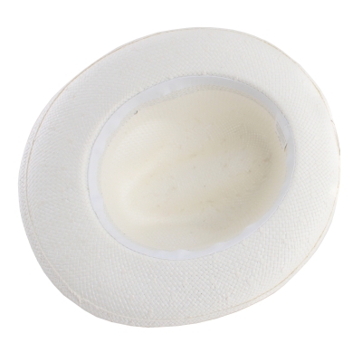 Мъжка лятна шапка HatYou CEP0006, Бял/Черна лента