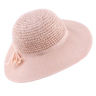 Ladies' wide-brimmed hat HatYou CEP0602, Ashes of roses