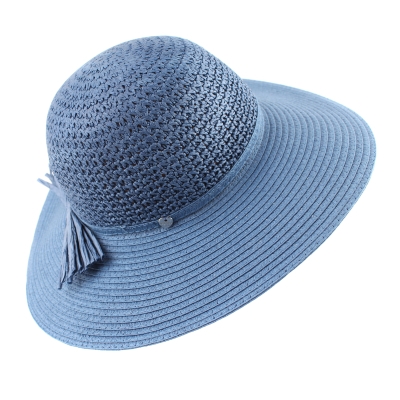 Ladies' wide-brimmed hat HatYou CEP0602, Blue