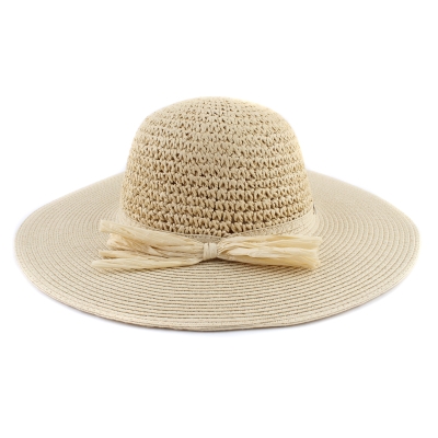 Pălărie cu boruri largi de damă HatYou CEP0602, Natural