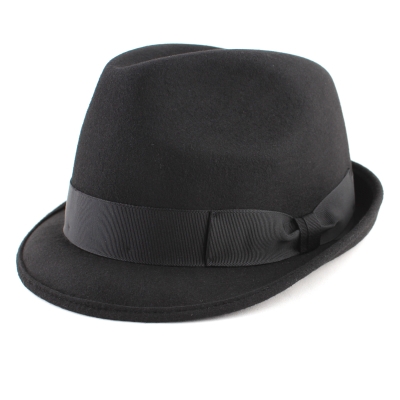 Мъжка филцова шапка Luigi&Guido Tesi Royal, Черен