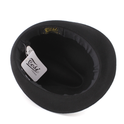 Мъжка филцова шапка Luigi&Guido Tesi Royal, Черен