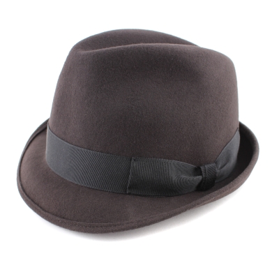Мъжка филцова шапка Luigi&Guido Tesi Royal, Тъмносив