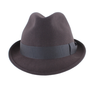 Мъжка филцова шапка Luigi&Guido Tesi Royal, Тъмносив
