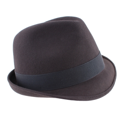 Мъжка филцова шапка Luigi&Guido Tesi Royal, Тъмносив