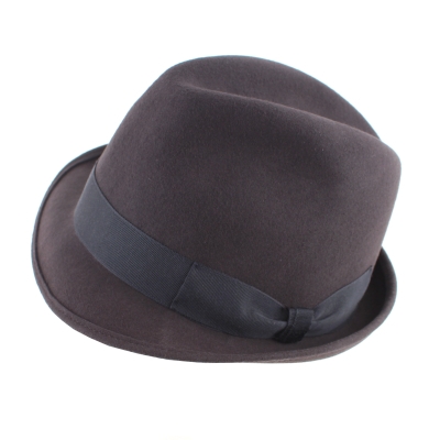 Мъжка филцова шапка Luigi&Guido Tesi Royal, Тъмносив