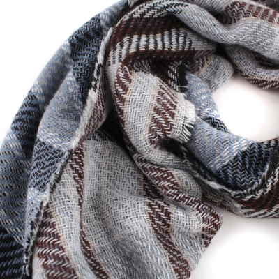 Мъжки зимен шал Granadilla JG5153, Сив