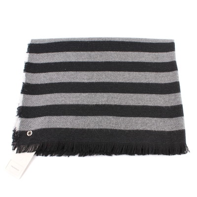 Дамски зимен шал Granadilla JG5349, Черен/Сребрист